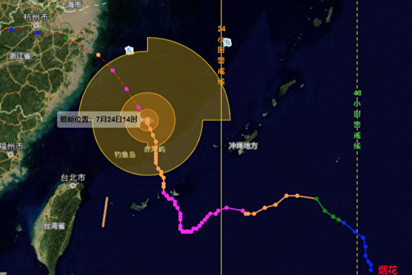 世和会今日世界简讯2021 07 25 台风烟花路径奇异避开台湾直扑上海浙江